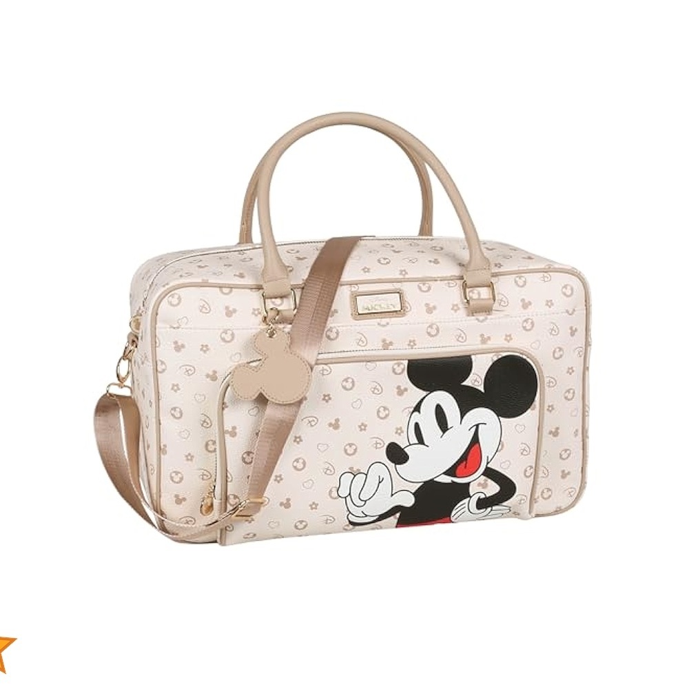 Mickey Mouse Cream and Tan Women's Bag weekend